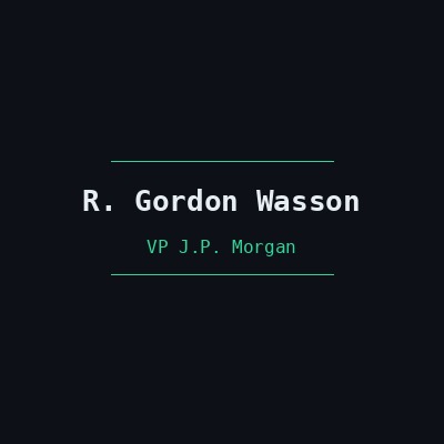 R. Gordon Wasson
