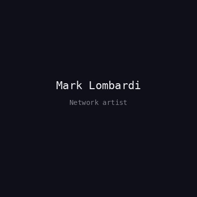 Mark Lombardi